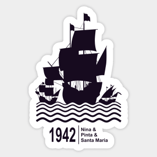 Columbus Day Sticker